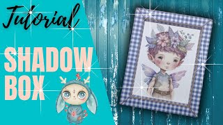 SHADOW BOX  TUTORIAL DE SCRAPBOOK