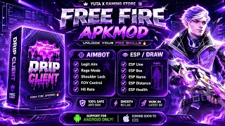 DRIP CLIENT NON ROOT APK MODS | FULL MAIL ID SAFE PANEL | FREE KEY/ HEADSHOT MODMEANU #dripclient 
