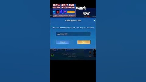 Redeem code 2025 #viral #mobilelegends #redeecode
