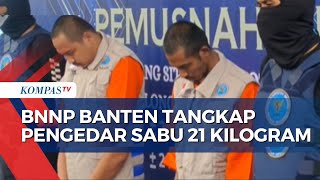 Detik-Detik BNNP Banten Tangkap 2 Kurir Narkoba