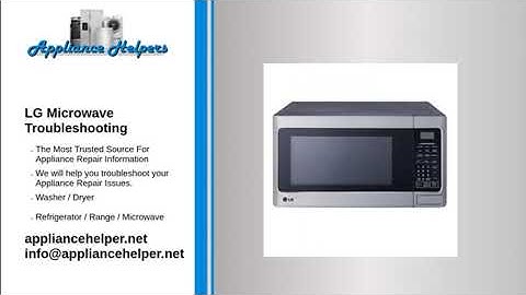 LG Microwave Troubleshooting