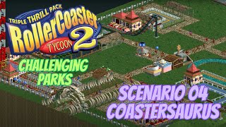 Lets Play Roller Coaster Tycoon 2 Triple Thrill Pack Challenging Parks Coastersaurus
