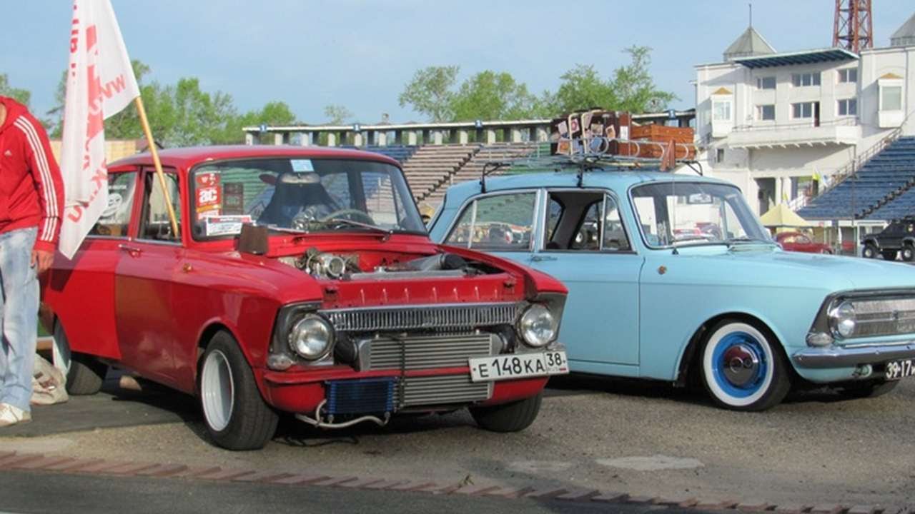 Москвич на разварках
