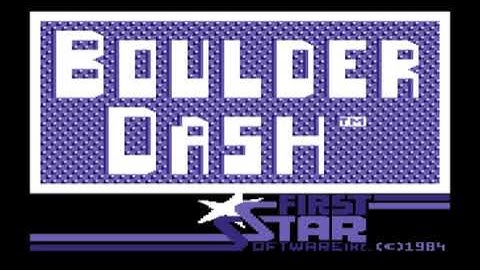 Boulder Dash (Commodore 64) Classic Gameplay