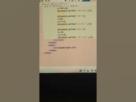 Unsigned right Shift operator in JavaScript 📲📲📲 - YouTube