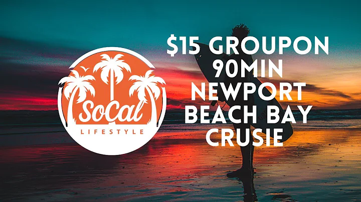 Socal Lifestyle takes a $15 Groupon Sunset cruise in Newport Beach Bay