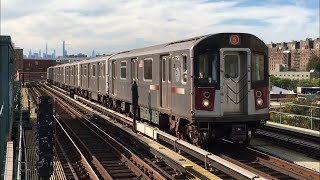 IRT Jerome Ave Line: (4) Lcl and (5) Exp Trains @ 170th Street (R142, R142A)