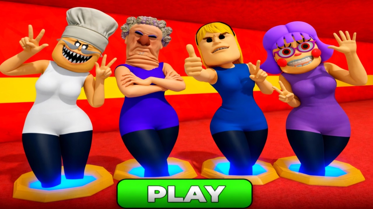 Woman Police Prison Run Obby - Roblox #roblox #games Free Morphs All