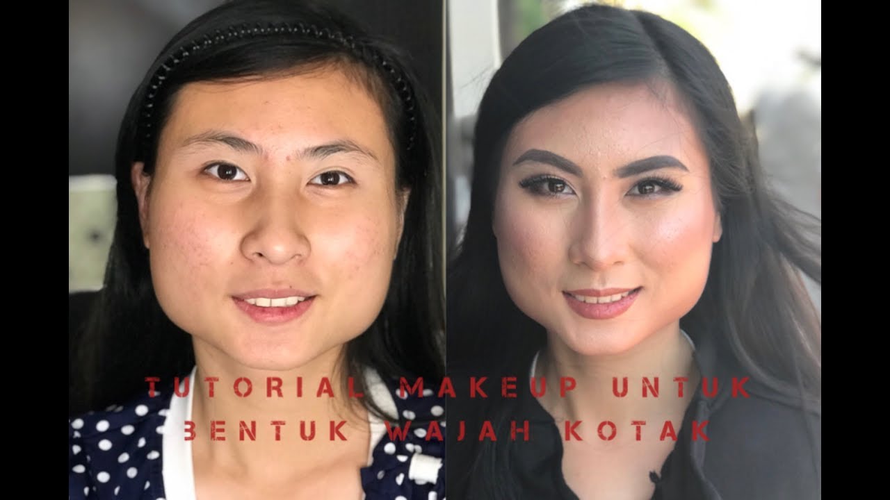 MAKEUP UNTUK BENTUK WAJAH KOTAK Leonita Wen YouTube