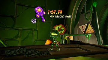 Crash Bandicoot 4 - 106% Walkthrough, Part 100: Nitro Processing (Platinum Time Trial)