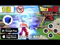 CAN WE PLAY IT OFFICIALLY ON ANDROID 🤯💯 WORKING DBZ BUDOKAI TENKAICHI 3 #viralvideo #viral #games
