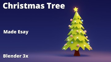 christmas  tree modeling in blender 3.4 || easy guide