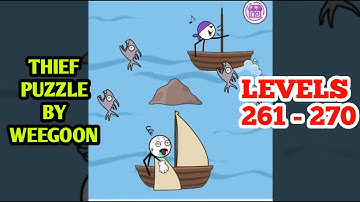 THIEF PUZZLE ALL Levels 261 - 270 (WEEGOON) : to pass a levels - Android Gameplay Walkthrough