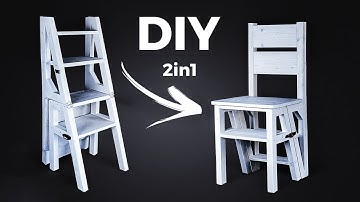 The Most Versatile DIY Ladder-Chair Combo Ever!!!