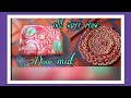 very simple and quickly old saree door mat // Best out of waste idea door  mat