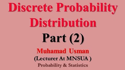 Lecture 8 On Negative Binomial Distribution | Geometric Distribution | Poisson Distribution|