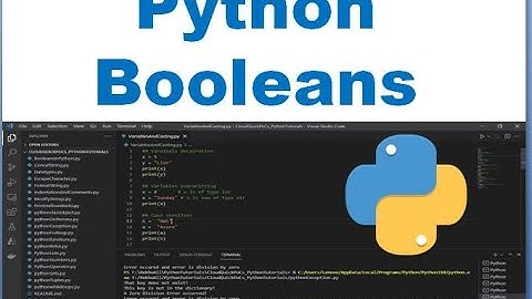 Video-10 | Python programming | Python Boolean Data type  | Python Tutorial | #DevOps #Coding