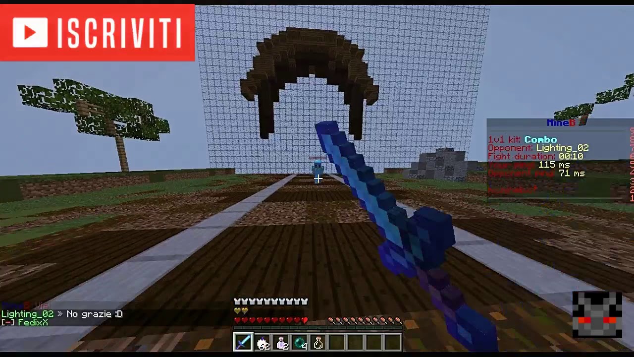 PvP Montage - Minecraft PVP [COMBO - PRACTICE] - YouTube