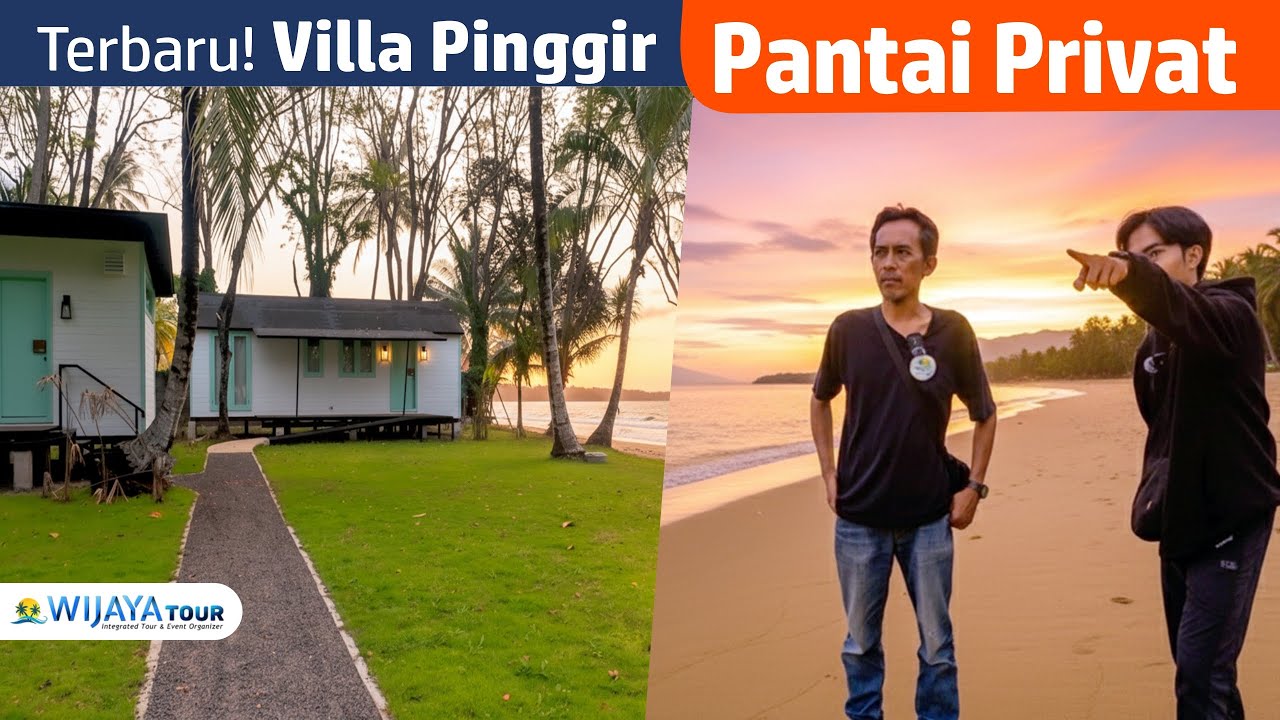 Villa Pinggir Pantai Anyer Privat Terbaru🤩 Bambulogy Adem Park, Banten, Indonesia