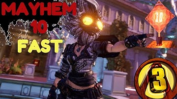 Getting to Mayhem 10 - quick and easy transition - Mayhem 2.0 - Borderlands 3