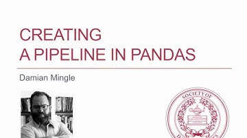 Pandas Python Tutorial: Creating a Pipeline in Pandas