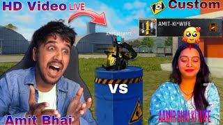 AMIT BHAI KI WIFE 😈HACKER AMIT BHAI REACTION VIDEO