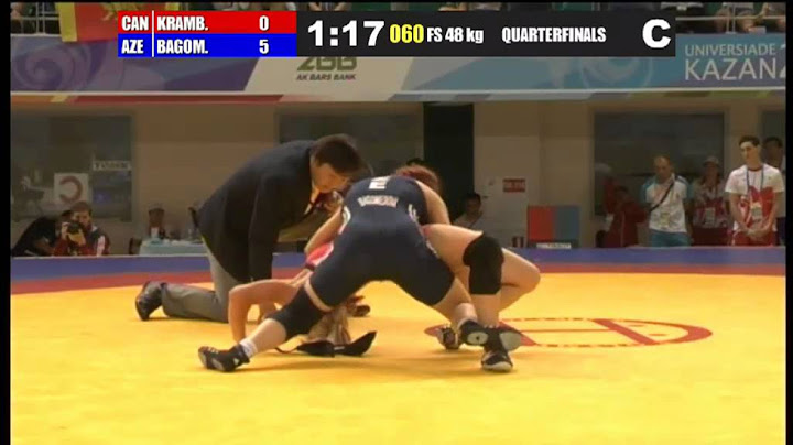 Kazan-2013 / Patimat Bagomedova (AZE) - Natasha Kramblen (CAN) - 1/4 final
