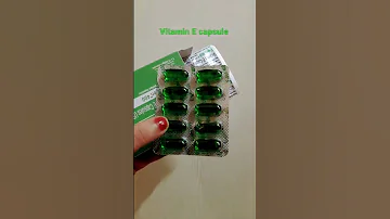 Vitamin E Capsule For Glowing Skin Hair Nutrition Rich Anti Oxidant Youtubeshorts 