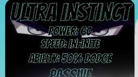 Ultra instinct but 7.8x speed