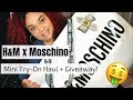 H&M x MOSCHINO Mini Try-On Haul + Giveaway!!
