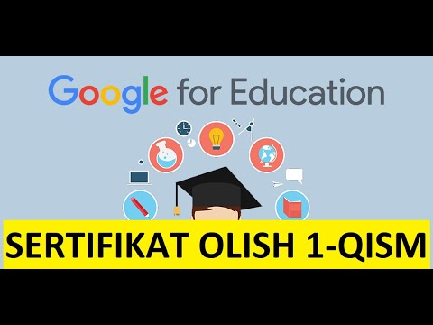 google for education sertifikat olish