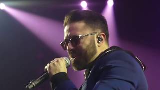 Danny gokey performing new day at ppg paints arena in pittsburgh, pa
on 2/15/2019.