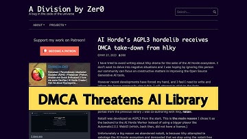 The DMCA takedown of AI Horde