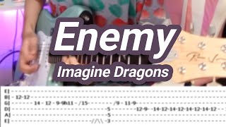 Enemy |©Imagine Dragons  |【Guitar Cover】with TABS Resimi