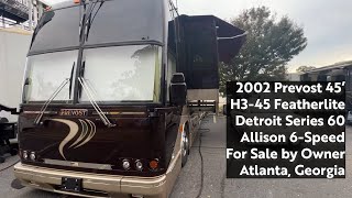 2002 Prevost H3-45 Featherlite RV Exterior Walkaround & Interior Walkthrough (No Narration)