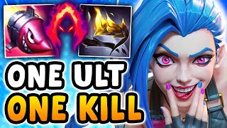 Jinx Jungle but my ult is only a 12 second cooldown and one shots you (500 AD, MAX Lethality)