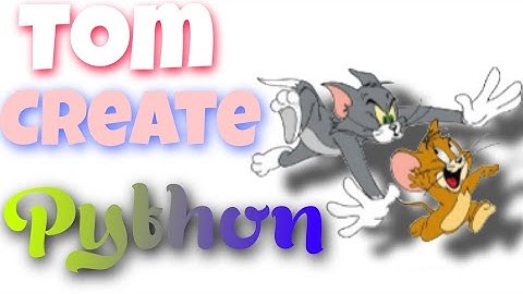 Tom and jerry Create in python turtle #tomandjerry #python #coding @YouTube #reelsviral