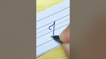 Capital Letter J in Cursive Writing  #cursivewriting #handwriting #calligraphy
