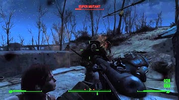Shooting super mutants with mini nukes is awesome
