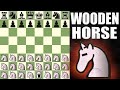 Wooden horse vs chess army battle  fairy stockfish