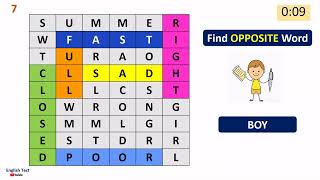 Opposite Word Search Game screenshot 1