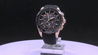 Seiko Astron SBXB055 / SSE055 GPS Solar Dual-Time - YouTube