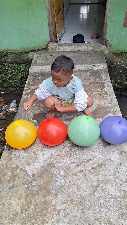 Balon meletus, Balon warna warni #balonmeletus #balon #balonmerah