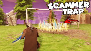 EXPOSING SCAMMERS using this NEW TRAP GLITCH! 💯😱 (Scammer Gets Scammed) Fortnite Save The World