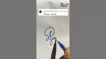 stylish name | Aiman | sk cursive art | how to make a stylish name | stylish signature