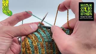 The Yarnover Increase in Inverted Double-Knitted Brioche — A Sockmatician Tutorial