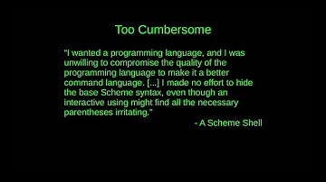 Michael MacInnis: Oh a new Unix shell - BSDCan 2018