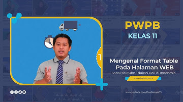 PWPB KELAS 11 - HTML Dasar Mengenal Format Table Pada Halaman WEB (1/2)