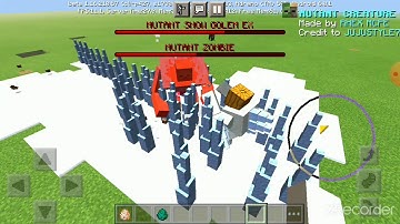 mutant snowgolem ex vs mutant vex mutant stray mutant zombie mutant piglin brute