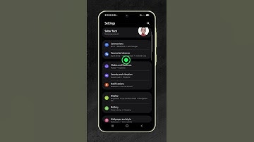 How to ENABLE the ROAMING CLOCK on #GalaxyA36